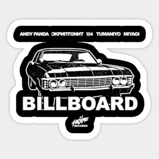 Hajime, Miyagi, Andy Panda, Tumaniyo, Billboard Single Sticker